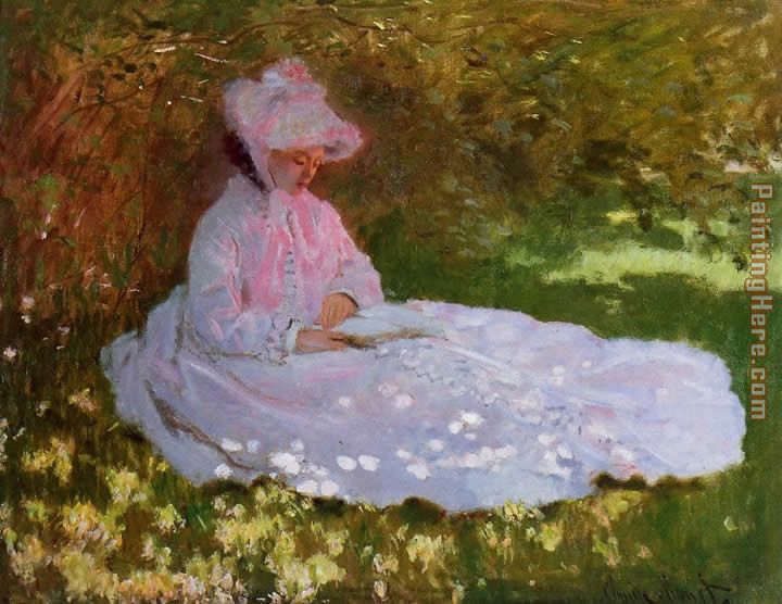 The Reader painting - Claude Monet The Reader art painting